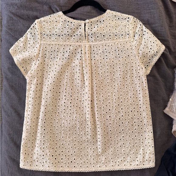Sea New York Cream Eyelet Blouse - Picture 3 of 7